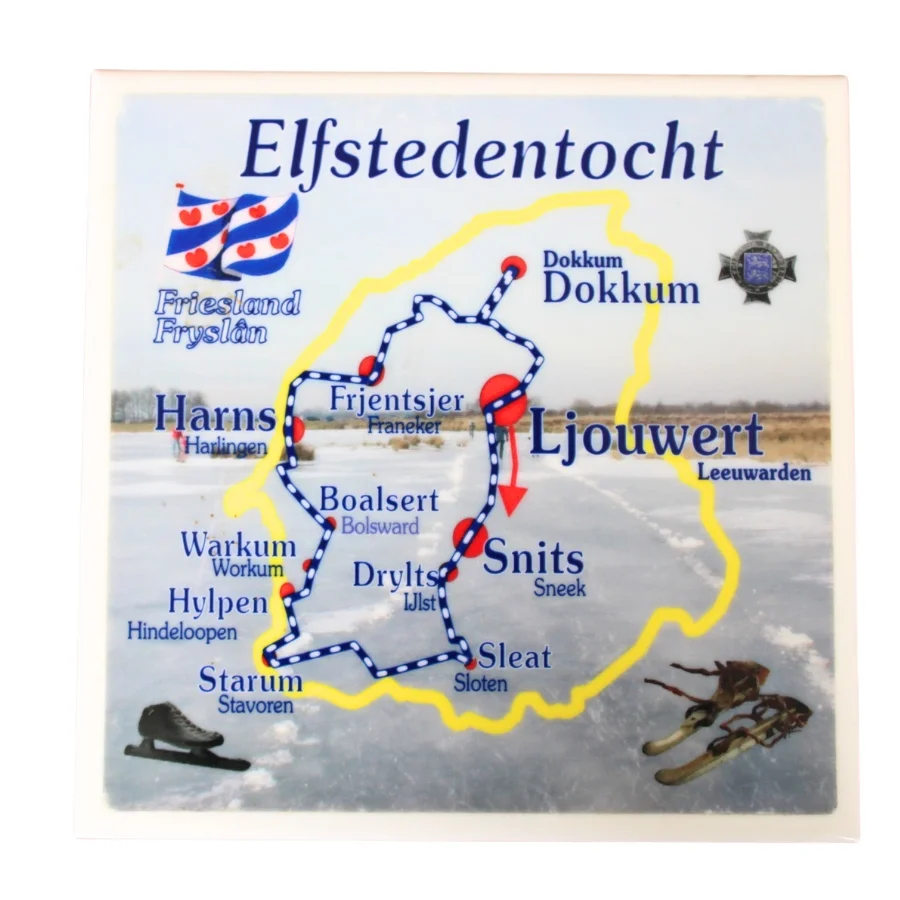 Wandtegel Elfstedentocht (1)